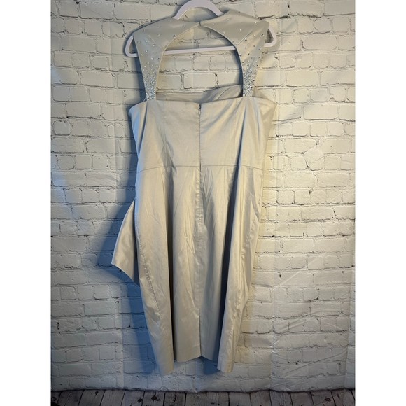 Women's Maggy London Side Gather Sleeveless Dress SZ 16. NWOT. - Picture 2 of 8